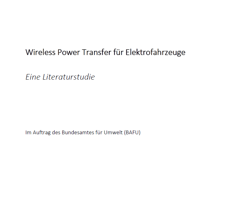 电动汽车的无线能量传输 Wireless Power Transfer für ...
