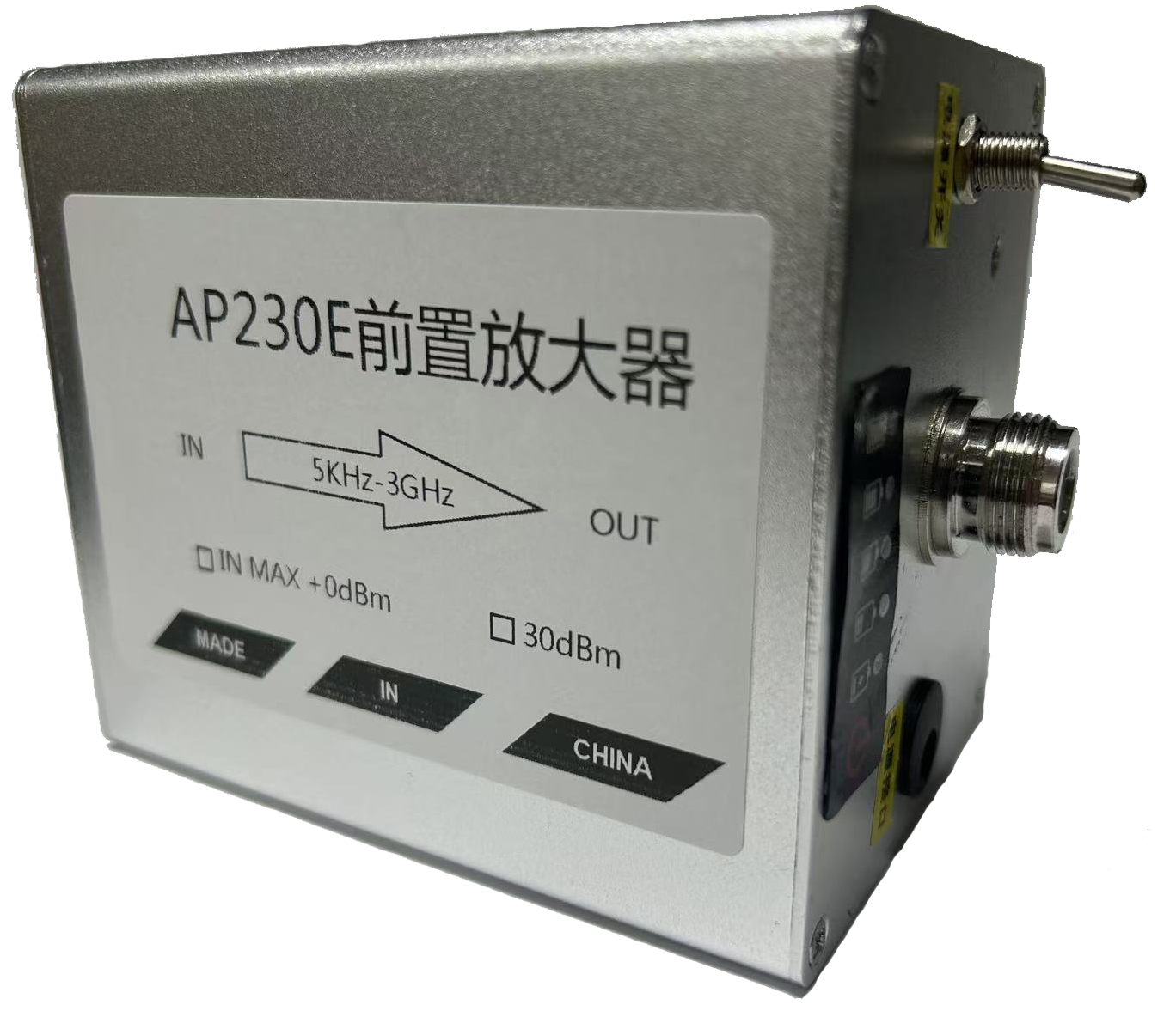AP230E宽带前置放大器5KHz-3GHz
